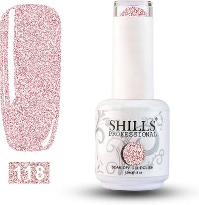 Shills Professional Glitter UV LED Soak Off Gel Polish 118
