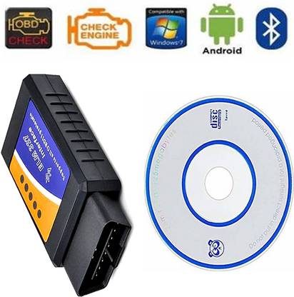 Zinzo ELM327 Bluetooth OBD II V2.1 Wireless OBD2 adapter/Car Diagnostic Interface Scanner with Software CD OBD Reader