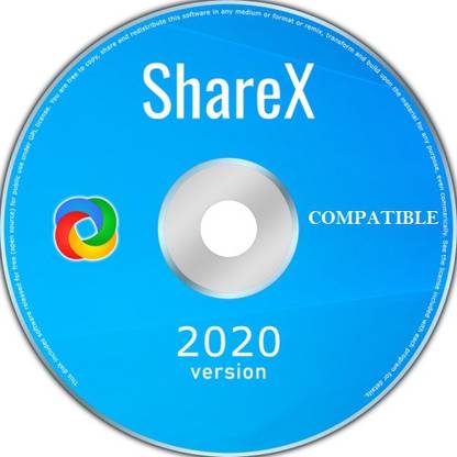 COMPATIBLE ShareX - Screen Capture and Screenshot utility for Microsoft Windows CD Software