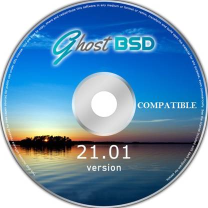 COMPATIBLE GhostBSD 21.01 Desktop 64bit Live Bootable DVD GhostBSD is a Unix-like operating system based on TrueOS, with MATE as its default desktop environment (GNOME was the previous desktop environment) and an Xfce-desktop community based edition. It aims to be easy to install, ready-to-use and easy to use. The project goal is to combine security, privacy, stability, usability, openness, freedom and to be free of charge. 64bit