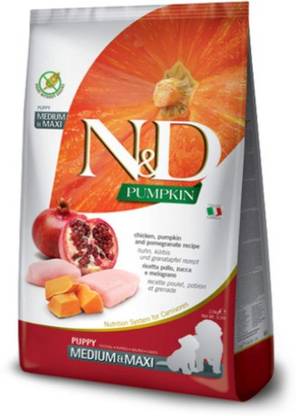 Farmina Pumpkin Dry Dog Food, Grai Chicken 2.5 kg Dry Young Dog Food