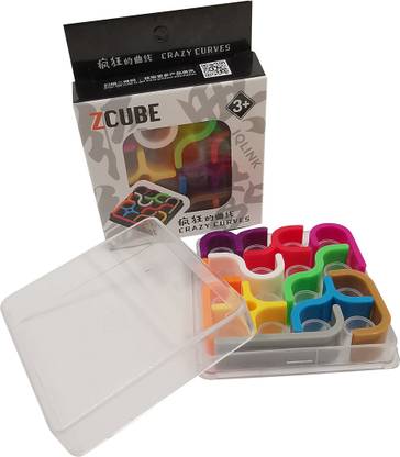 House of Queens Tiny Crazy Curves Puzzle Board Brain Teaser