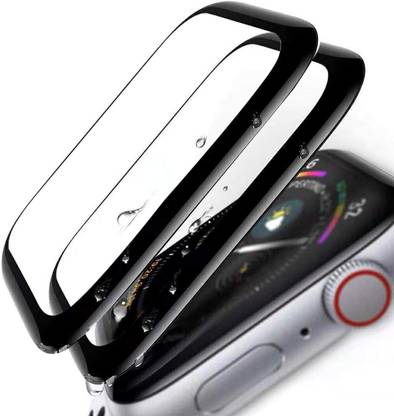 CallSmith Tempered Glass Guard for Apple Watch 44mm Series 4 , Apple Series 5 ,Apple Series 6, SE, Latest Generation Curvy boder Glass Membran PMMA Clear Film / Matte Glass with Built-in 9H Hardness, Scratch Resistant ,Bubble-Free Screen Film Compatible for Apple iWatch 44mm