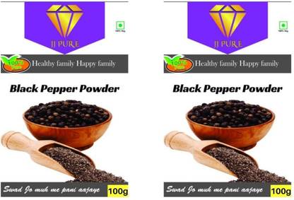 jj pure COMBO OF BLACK PEPPER 100GMS(PACK OF 2)