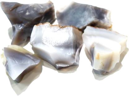 MARKA Blue Chalcedony Rough Regular Asymmetrical Crystal Stone