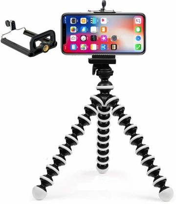 Gentle e kart Tripod stand for mobile vlog Octopus Gorilla Tripod 13" Inch Ball Joint Flexible Foldable For Use of Vlogging Shooting Videos Youtube Photography etc Tripod Kit