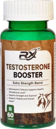 TEAM -RX Testosterone Booster Extra Strength Blend - 60 Veg Tablets