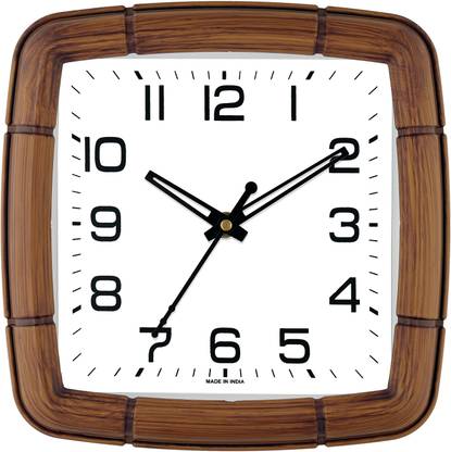 Binny Analog 20 cm X 20 cm Wall Clock