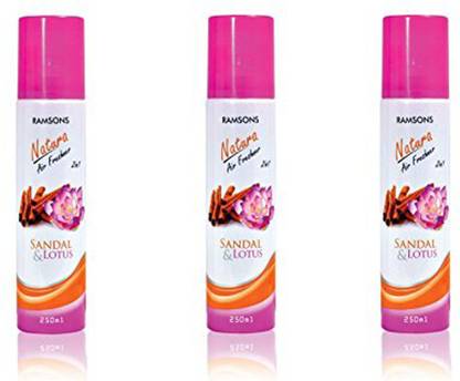 RAMSONS NA Spray Floral Sandal Lotus Combo Air Freshener, 750 ml (Pack of 3)