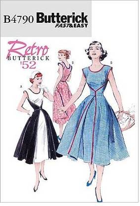 Butterick Patterns B4790 Misses' Wrap Dress, Size Bb (8-10-12-14)