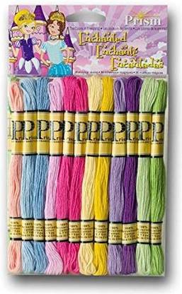 DMC Prism-867 Prism Cotton Six Strand Floss Craft Thread, Pastel, 24/Pack