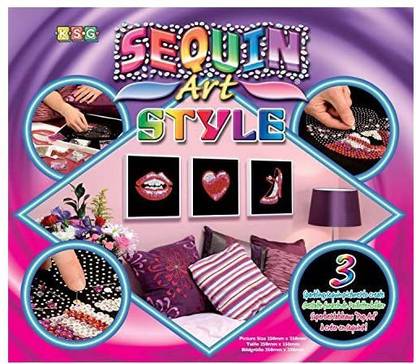 Sequ Art Style, Pop Art, Sparklg Arts And Crafts Picture Kit, Creative Crafts