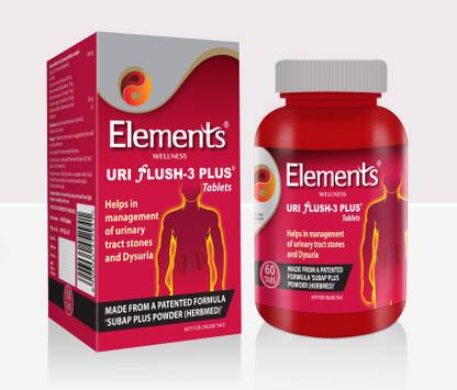 Elements Wellness Uri Flush 3 Plus Tablets