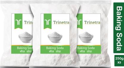 Trinetra Premium Quality Meetha Soda (Baking Soda)-250gm (Pack Of 3) Baking Soda Powder