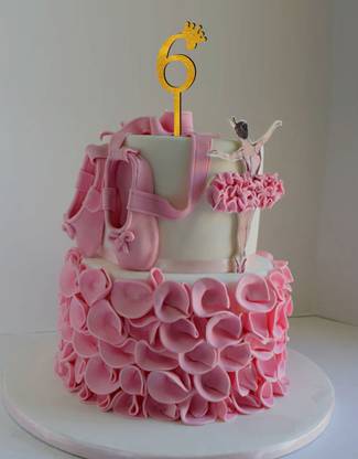 SUDARSHAN STICKER Number 6 Glitter Cake Topper to Celebrate a 6th Birthday Party Cake Decorations_GGCT107 Cake Topper