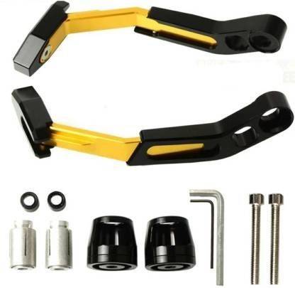 SELVIKE ADJUSTABLE LEVER PROTECTOR FOR UNIVERSAL FOR BIKE AND SCOOTY GOLD Handlebar Hand Guard