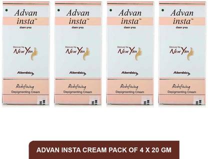 Advan Insta Cream | Freckles Removal Cream (pack of 4)20g