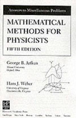 Mathematical Methods for Physicists: Solutions Manual