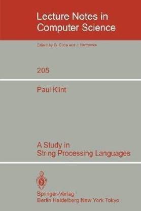 A Study in String Processing Languages