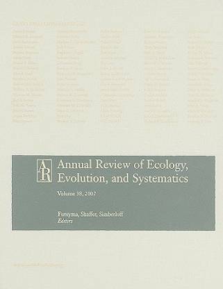 Annual Review of Ecology, Evolution, and Systematics, Volume 38
