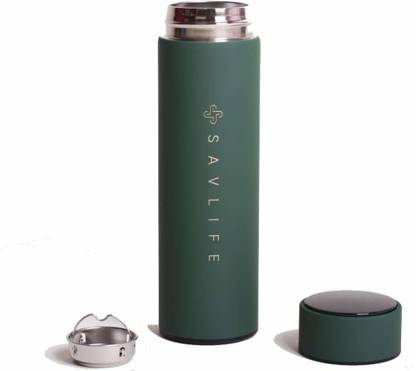 SWISS WONDER ™IXI - AS - 911 - Display Indicator Stainless Steel Hot & Cold Flask Bottle 500 ml Steel Flask