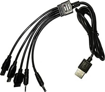Zabolo Micro USB Cable 1.2 m 5 in 1 to USB Cable (Zb-05)