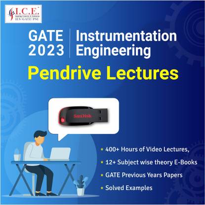 ICE GATE Instrumentation Engineering 2023 : Pendrive Course - Video Lectures (all Subject includes)