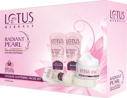 LOTUS HERBALS Radiant Pearl Cellular Lightening Facial Kit