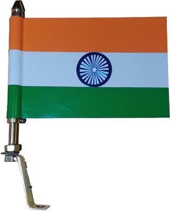 Everything. Indian (national) metal car flag with golden metal rod for car dashboard car bonnet Double Sided Wind Car Window Flag Flag