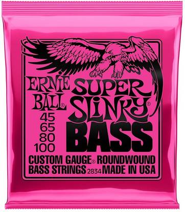 ERNIE BALL Acoustic 2834 Super Slinky Bass Nickel Wound Bass Guitar Strings Guitar String
