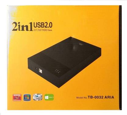 LipiWorld 2 in 1 External Hard Drive Casing for 2.5" & 3.5" Sata Hard Drives 3.5 inch EXTERNAL HARD DRIVE COVER