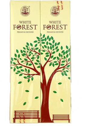 Forest Fragrance White Forest Incense Sticks White Bathi Pack of 6 Boxes Floral