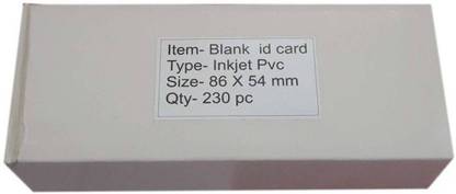dbc PVC Inkjet Card for L800/L805 White Ink Cartridge