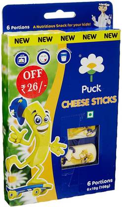 Puck Cheese Sticks, 108g