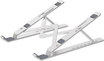 DawnRays Portable Laptop Stand Portable Laptop Stand, Adjustable Aluminum Laptop Riser Computer Stand, Height Adjustable Laptop Stand Ergonomic Foldable Portable Desktop Holder Compatible with MacBook Air Pro, Lenovo, Dell, More 10-15.6” Laptops Aluminium Desk Stand Rotatable Laptop Stand with Adjustable Height Compatible with Universal Laptops