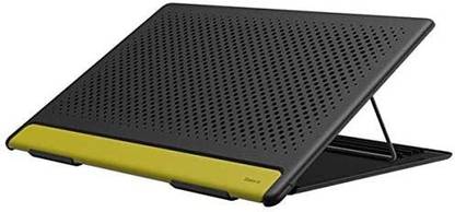Baseus Baseus Portable Laptop Stand For Laptops Below 15 inches Grey & Yellow. Mesh Portable Laptop Stand Grey and Yellow For Below 15 Inches. Laptop Stand