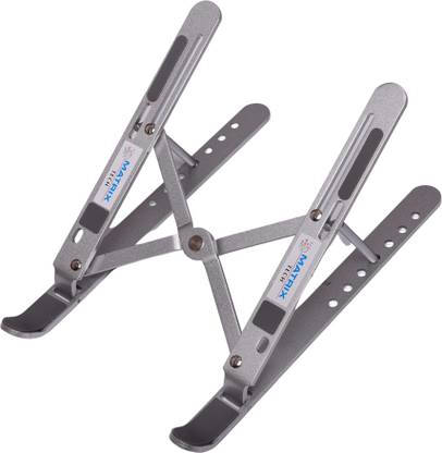MATRIX TECH Aluminum Alloy Laptop Stand Aluminium Desk Stand Rotatable Laptop Stand with Adjustable Height Compatible with Universal Laptops
