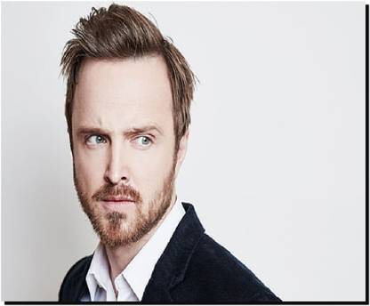 SKY DOT aaron paul actor face beard Non Slip Base Mousepad