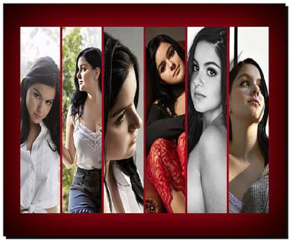 SKY DOT actress ariel winter brunette panels Non Slip Base Mousepad