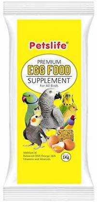 Petslife Petslife Premium Egg Food Supplement for All Birds ( 1 Kg ) Egg 1 kg Egg 1 kg Dry New Born Bird Food
