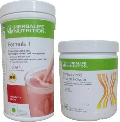 HERBALIFE Formula 1 Nutritional Shake Strawberry Cream Flavor With Protein Powder 200 Gram Plant-Based Protein