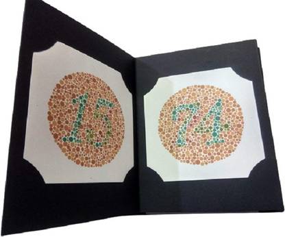 Ishihara Vision Test Book For Colour Deficiency 38 Plates With User Manual