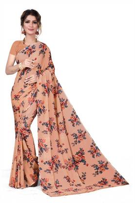 Bollywood Georgette, Art Silk Saree