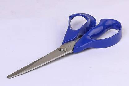 शर्मा बिज़नेस Big Size Scissor for Hair Cutting, for Cloth cutting, paper cutting, for Kitchen Multipurpose and Multicolor कैंची