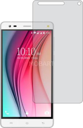 MOBART Tempered Glass Guard for LAVA V5 (Matte Finish, Flexible)