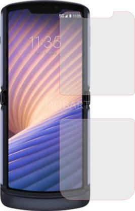 MOBART Tempered Glass Guard for MOTOROLA RAZR 5G (ShatterProof, Flexible)