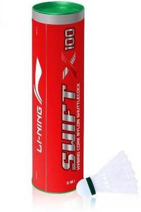 LI-NING Swift X100 Nylon Shuttle  - White