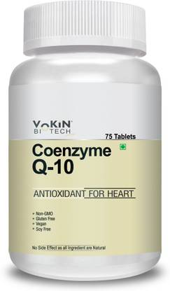 Vokin Biotech Natural Coenzyme Q-10 Extract for Heart Health and Energy Metabolism, 250mg