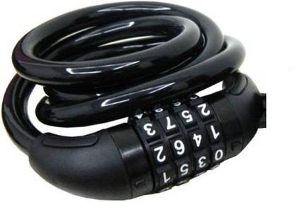 MobFest Anti-Theft Steel Strong Bicycle/Luggage/Helmet Security Lock with Number Cycle Lock