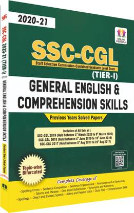 SSC CGL General English (Tier-1): Previous Years Solved Paper 2021